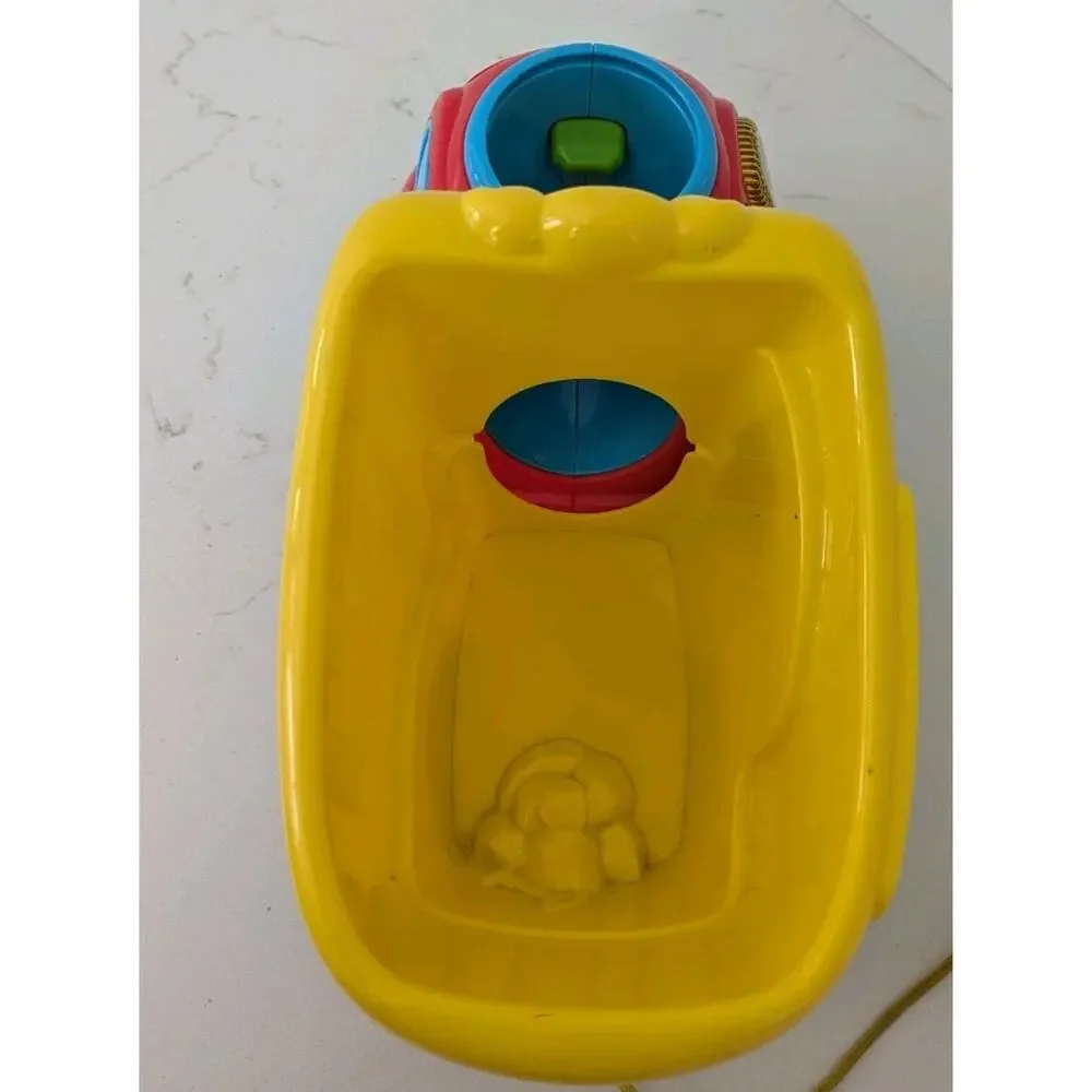 VTECH DROP & GO DUMP TRUCK Lights & Sound With Pull String-tested